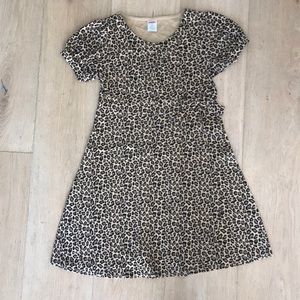 Gymboree leopard print dress size 8.